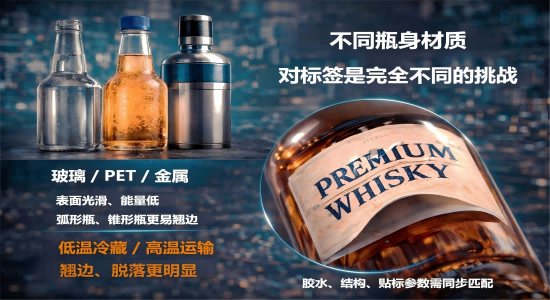 酒水标签常见痛点与解决方案 ——从材质适配到环境耐受的系统性思路